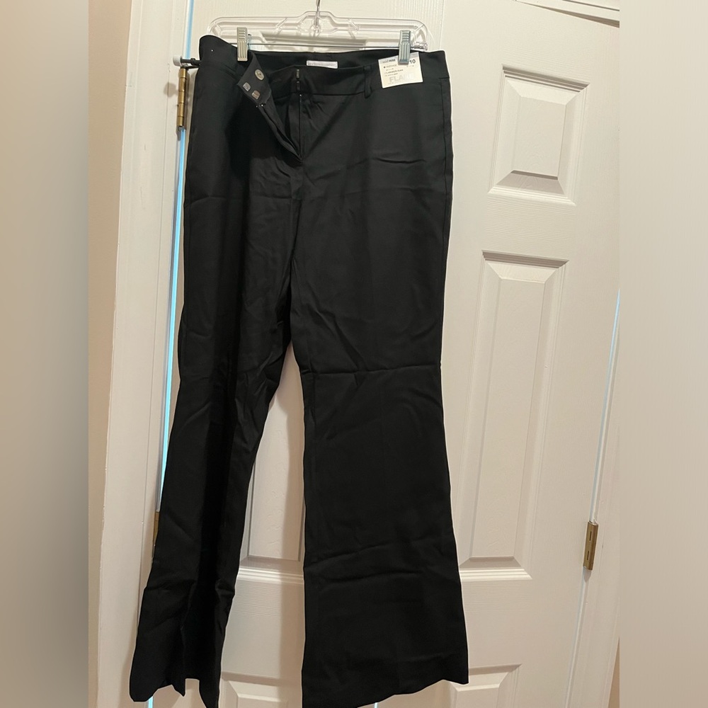 NWT New York and Company dress/work pants, wide/flare leg, size 10